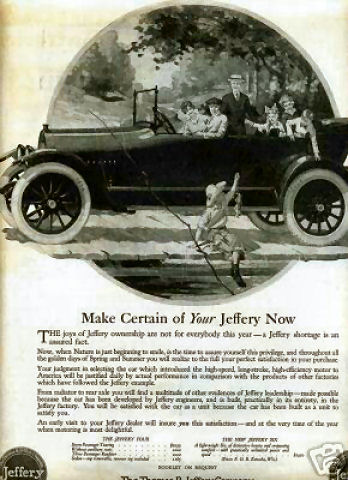 1916 Nash Auto Advertising